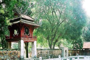 The Temple of Literature in Hanoi