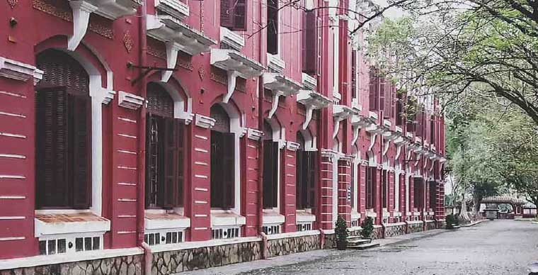 Iconic French architecture buildings in Hue, Vietnam - the Hidden land