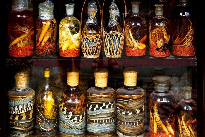 Snake alcohol in Vietnam