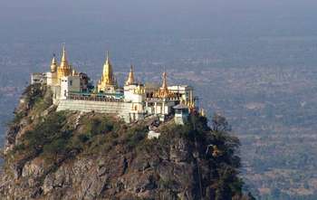 Bagan - Mt Popa - Fly to Yangon (B/-/-)