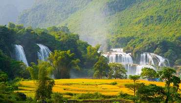 Cascada y Bellezas del norte de Vietnam