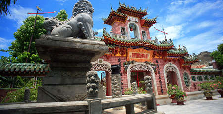 El templo de Phuc Kien o casa comunal de Fujian