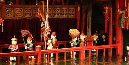 El Teatro de Marionetas de agua Thang Long, Hanoi