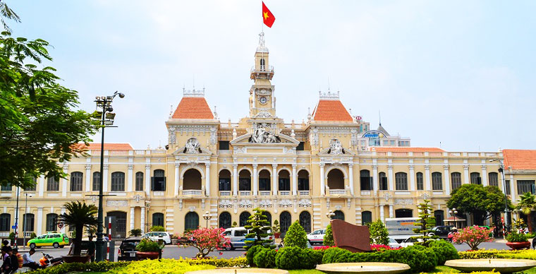 El Ayuntamiento de Saigón Vietnam