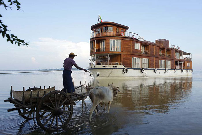Crucero de ensueño en el mítico río Irrawaddy