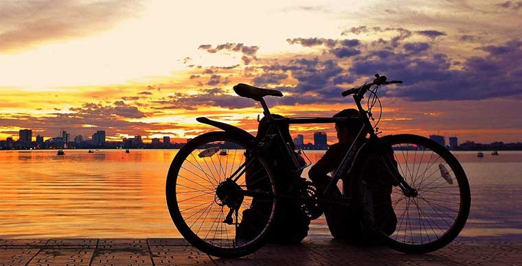 El Lago del Oeste o Ho Tay, el lugar más hermoso para ver la puesta de sol en Hanoi