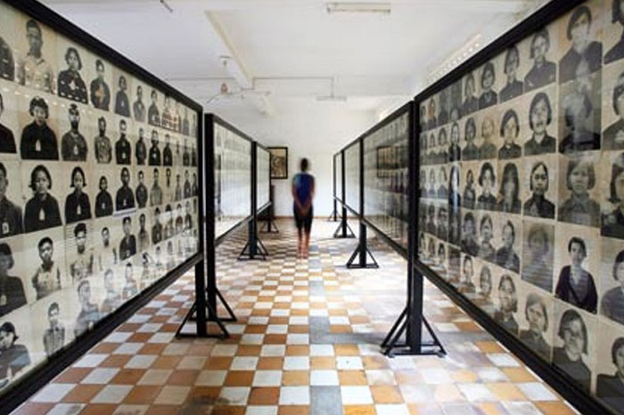 El Museo del genocidio Tuol Sleng S21 en Nom Pen