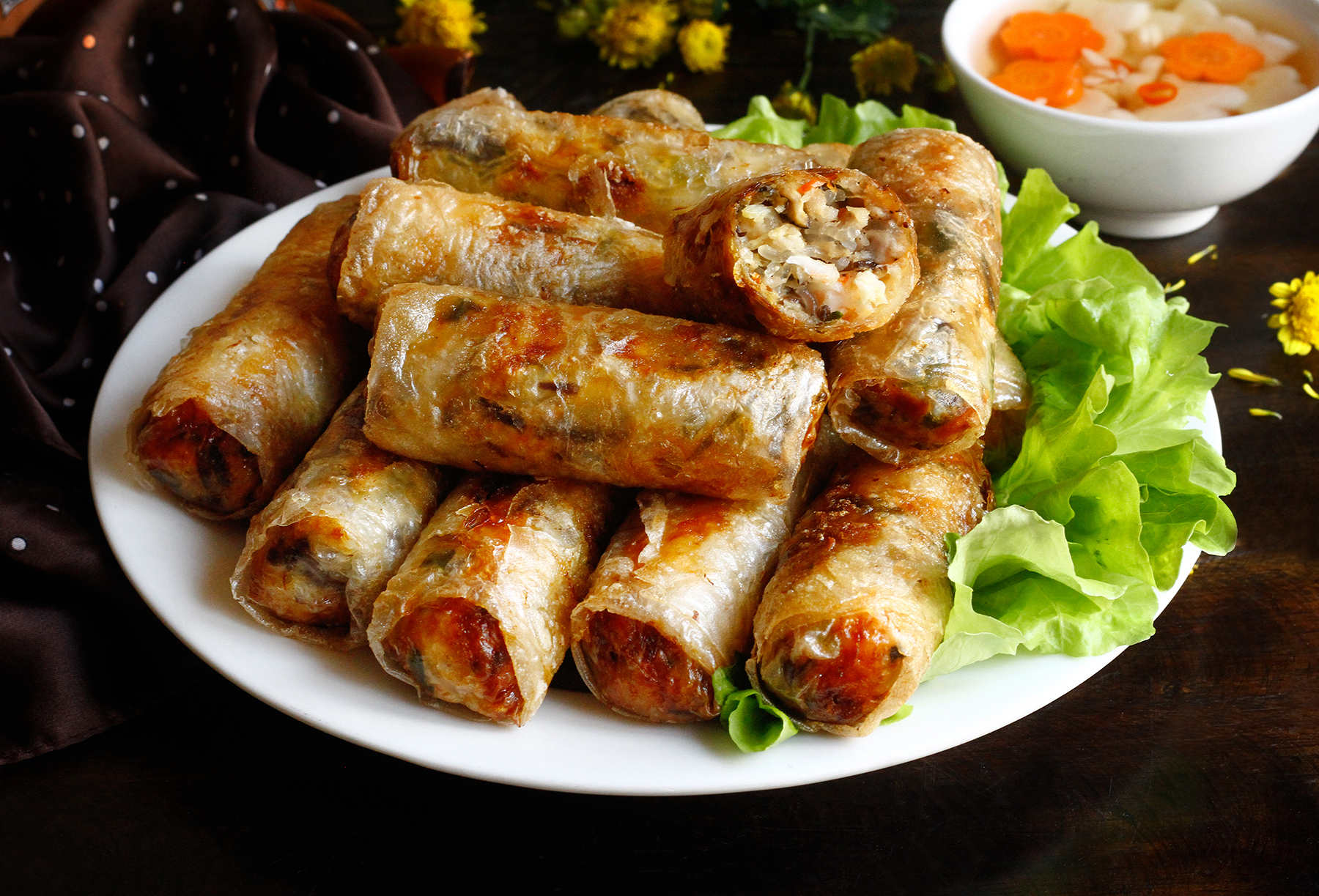 Receta de Nems Vegetarianos Vietnamitas (Nems Chay)