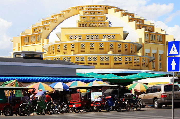 ¿Qué ver en el mercado central de Phsar Thmey en Nom Pen?