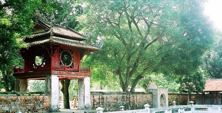 El Templo de la Literatura en Hanoi