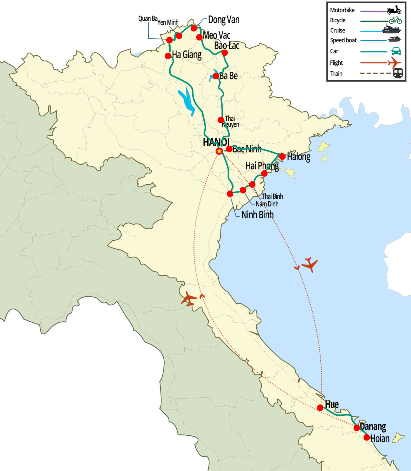 Tour de 15 días en Vietnam: ¿Qué hacer? ¿Qué ideas de itinerario saber?