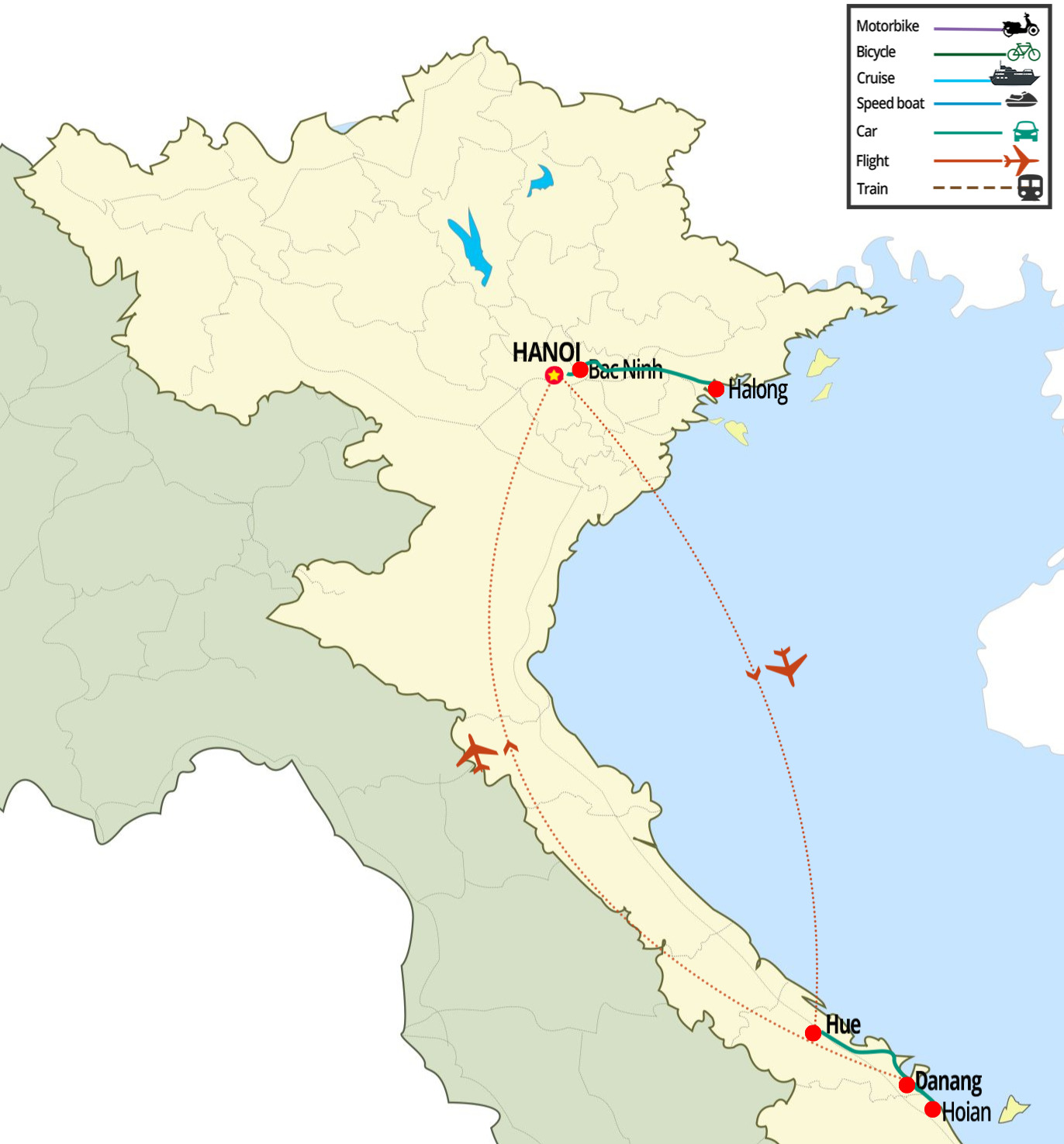 Tour de 1 semana en Vietnam: Buenos planes para un tour de 7 días en Vietnam