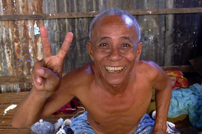 Alojamiento familiar del senor Hook en Laos