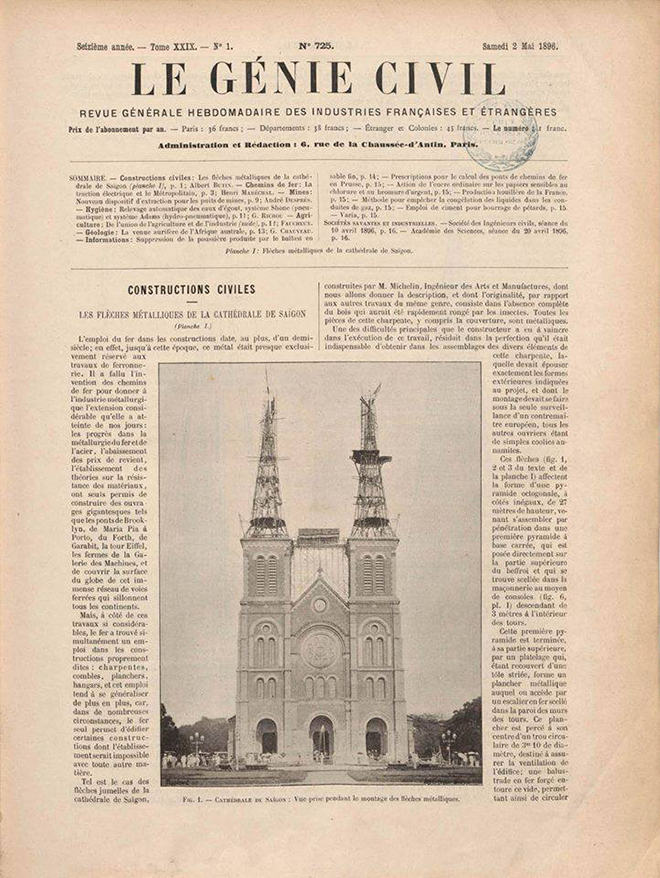 Catedral Notre Dame de Saigon Vietnam en la prensa
