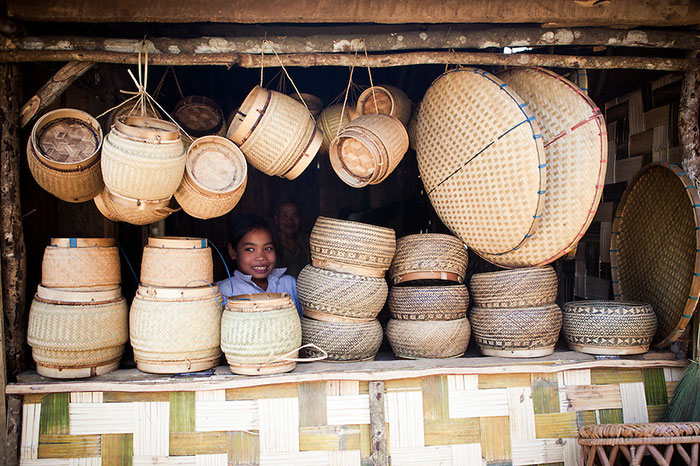 La cesteria y la artesania en laos
