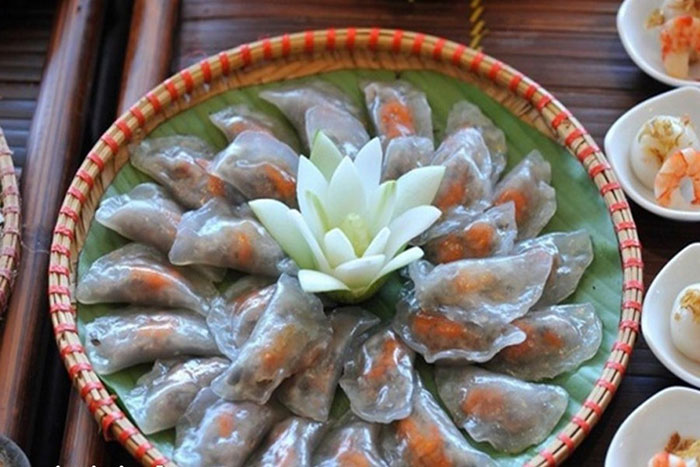 Banh Bot Loc comida tipica de Hue