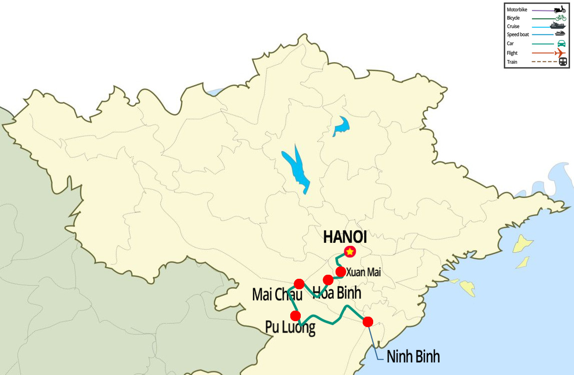 Circuito Mai Chau - Pu Luong