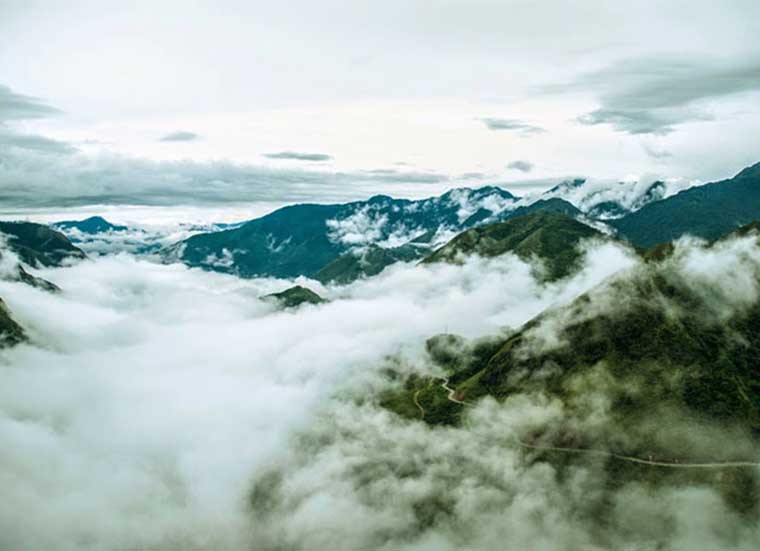 Paso de la nubes en Sapa