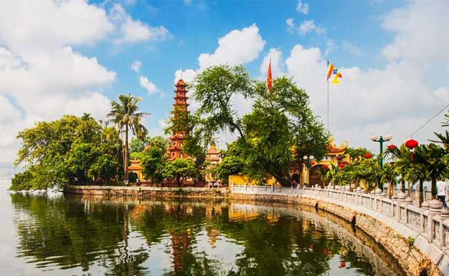 La pagoda de Tran Quoc en Hanoi