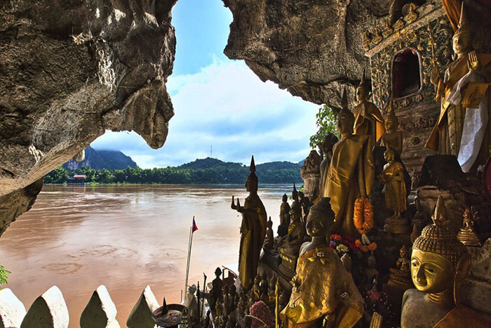 Cuevas de Pak Ou en Laos