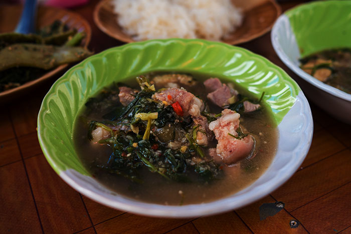 El or lam es un plato tradicional de Luang Prabang en Laos