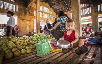 En un mercado vietnamita