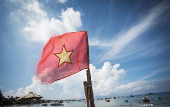 Bandera roja de Vietnam