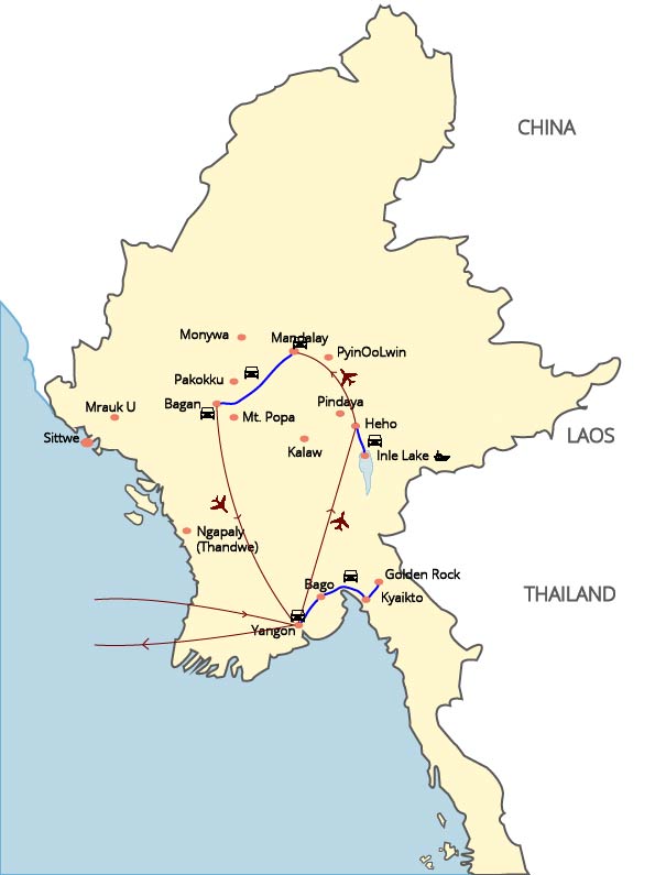 Experimenta la Cultura Myanmar  - 12 Days